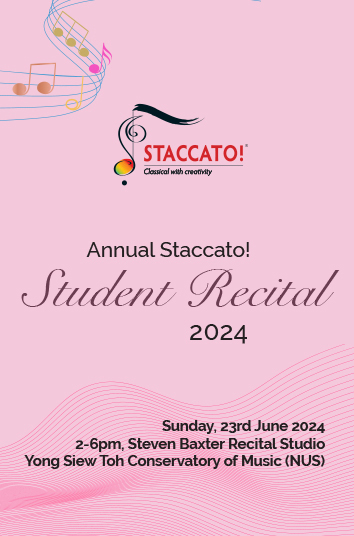Annual Staccato! Student Recital 2024