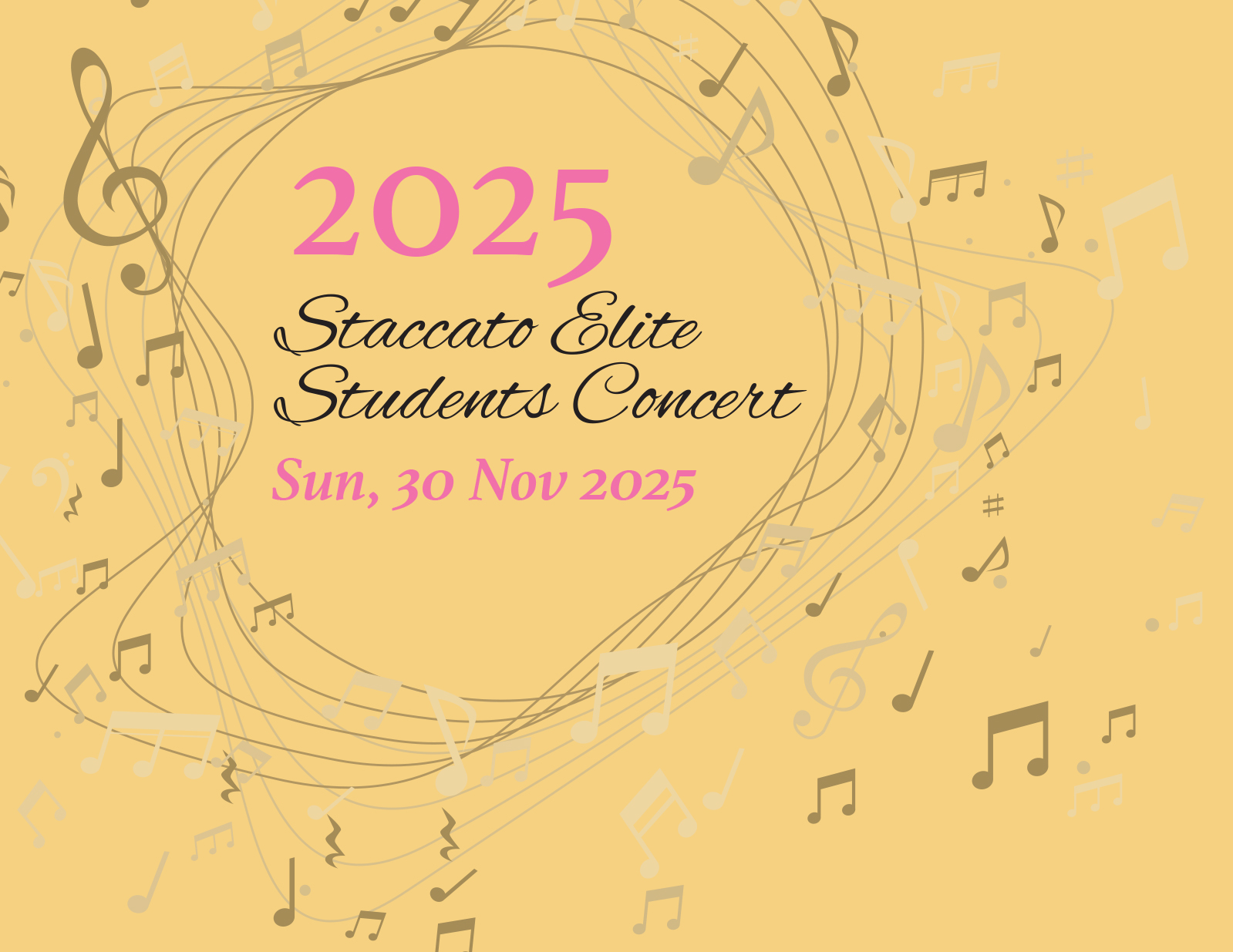 2025 Staccato  Elite Sutdents Concert